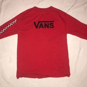 Vans checkerboard long sleeve